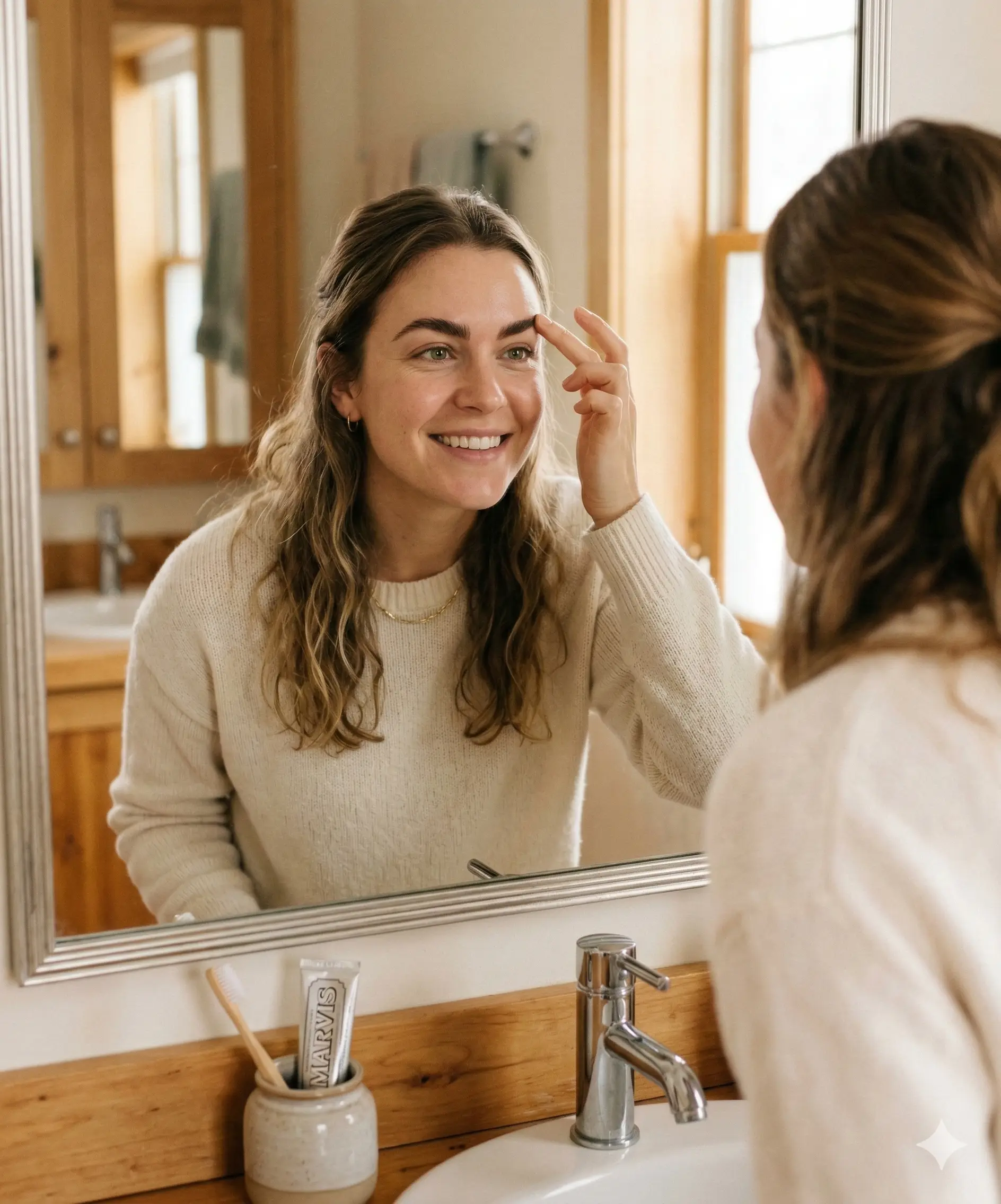 Tevreden patiënt na succesvolle wenkbrauwtransplantatie bij HM Haartransplantatie